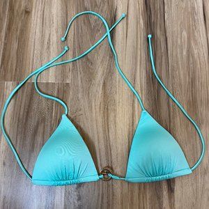 VS bikini top light turquoise push up small